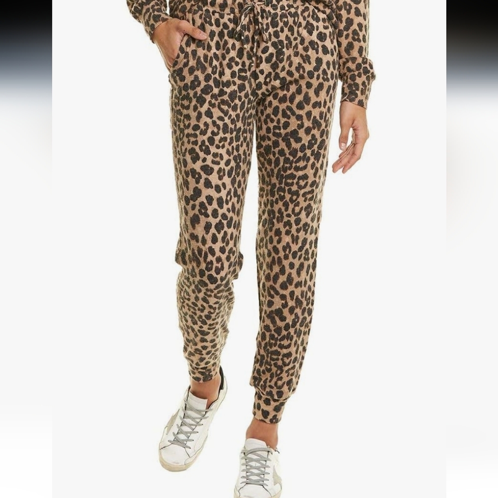 Micheal Stars leppard skinny jogger women small